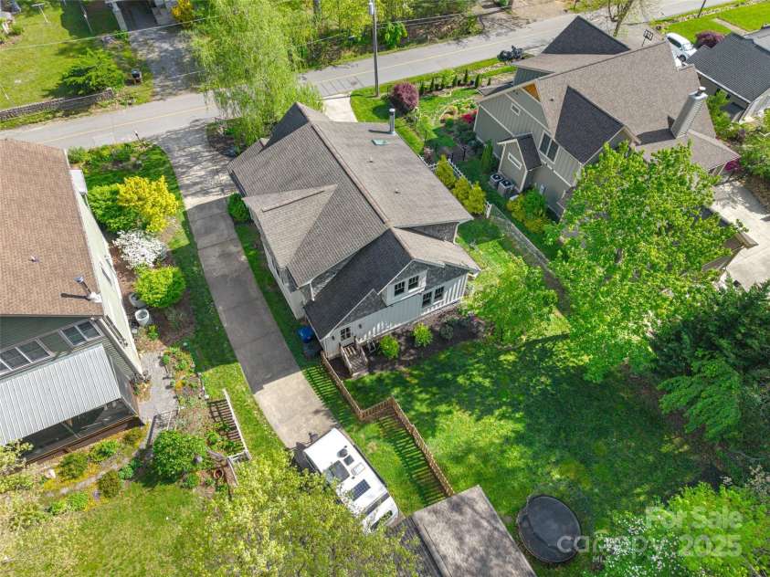 106 4th Street, Black Mountain, NC 28711.  MLS# CAR4252356, YatesRealty ID 15758. Aerial