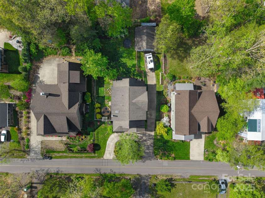 106 4th Street, Black Mountain, NC 28711.  MLS# CAR4252356, YatesRealty ID 15758. Aerial