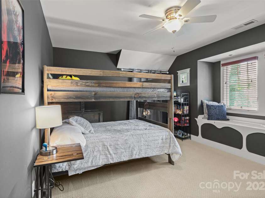 106 4th Street, Black Mountain, NC 28711.  MLS# CAR4252356, YatesRealty ID 15758. Bedroom on 2nd Level