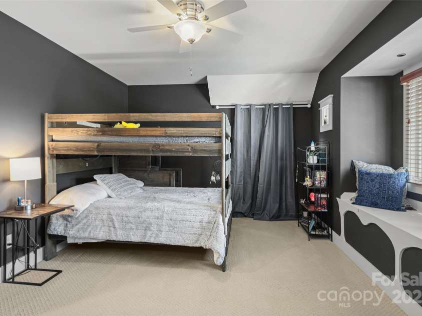 106 4th Street, Black Mountain, NC 28711.  MLS# CAR4252356, YatesRealty ID 15758. Bedroom on 2nd Level