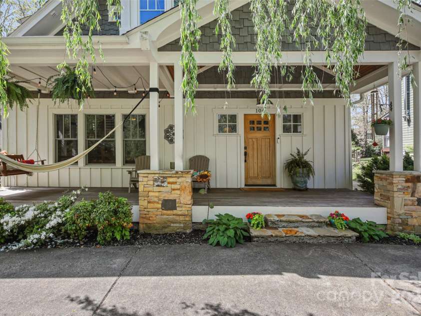 106 4th Street, Black Mountain, NC 28711.  MLS# CAR4252356, YatesRealty ID 15758. Front