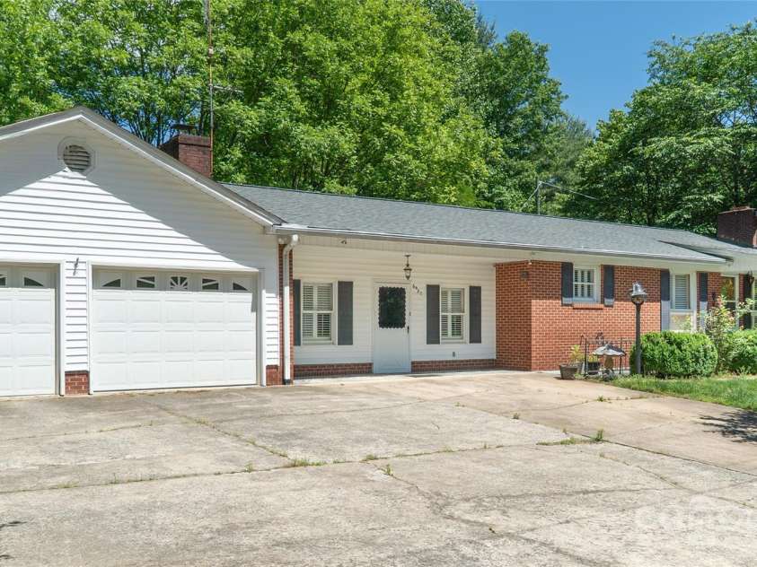 6487 OLD NC 18 Road, Connelly Springs, NC 28612.  MLS# CAR4263959, YatesRealty ID 15768. Front with 2 car garage