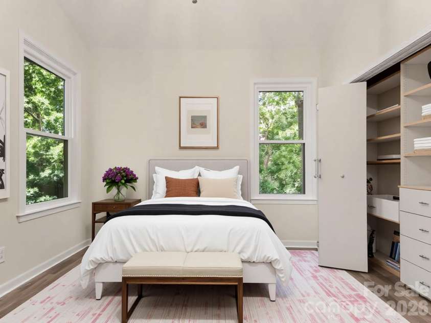 306 Cedar Street, Charlotte, NC 28202.  MLS# CAR4373227, YatesRealty ID 15776. Virtually staged