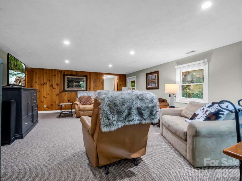 382 First Broad Drive, Bostic, NC 28018.  MLS# CAR4403241, YatesRealty ID 15777. Lower Level Great Room
