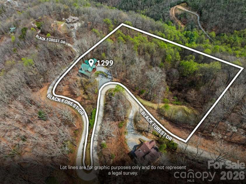 1299 Black Forest Drive, Bryson City, NC 28713.  MLS# CAR4369863, YatesRealty ID 15786. 
