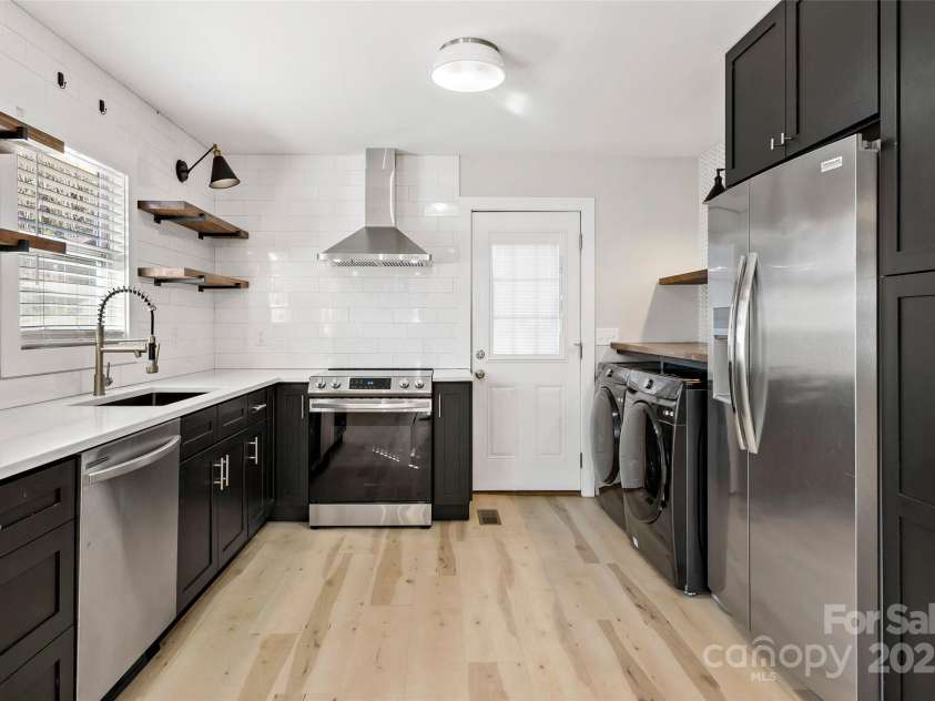 150 Westerman Street, Old Fort, NC 28762.  MLS# CAR4219635, YatesRealty ID 15793. Floating shelves.