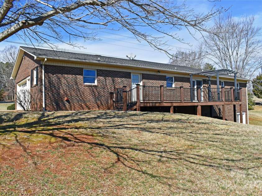 4866 NC Hwy 150 Highway, Lincolnton, NC 28092.  MLS# CAR4223343, YatesRealty ID 15801. Rear with Garage