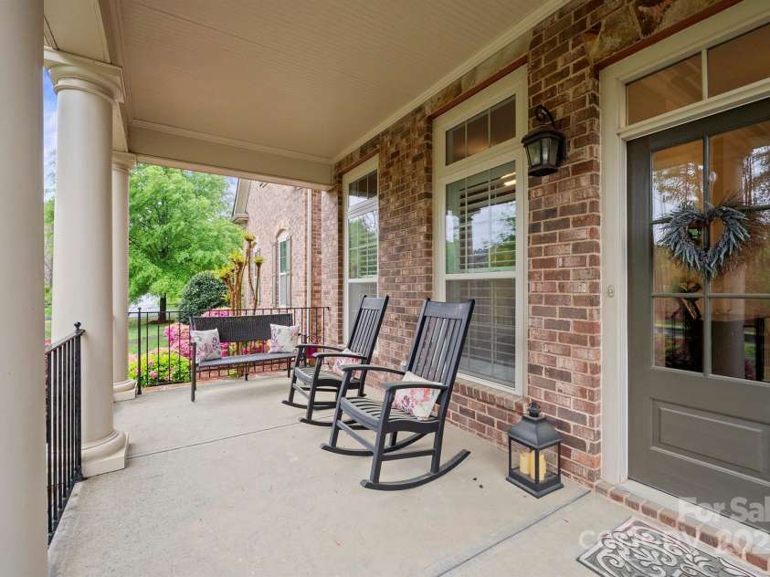 13044 Fen Court, Huntersville, NC 28078.  MLS# CAR4244817, YatesRealty ID 15813. Large covered front porch