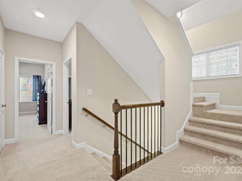 13044 Fen Court, Huntersville, NC 28078.  MLS# CAR4244817, YatesRealty ID 15813. Staircase to 3rd floor