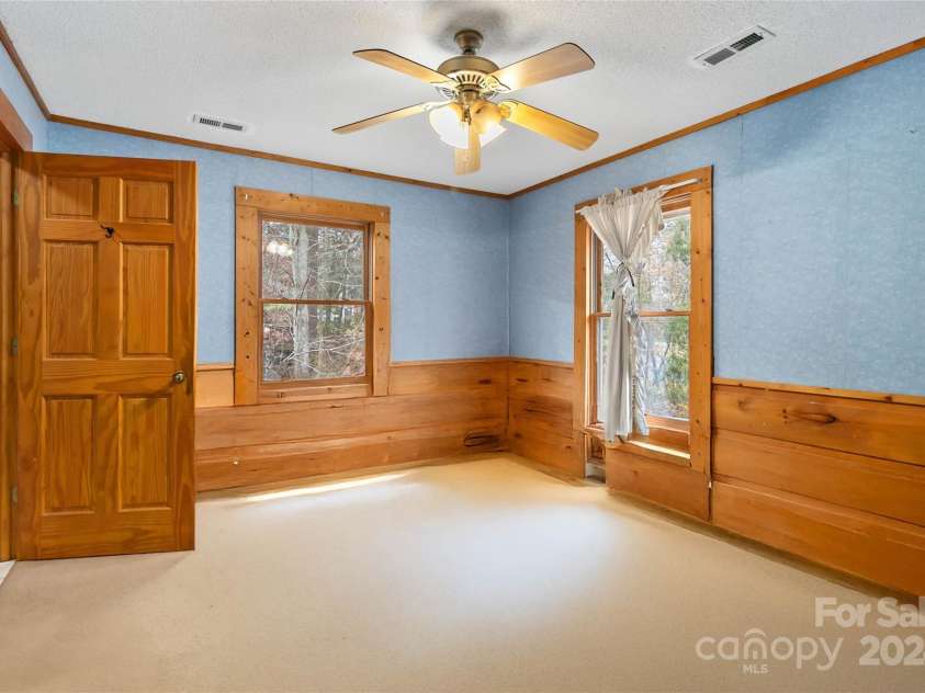 902 Coldwater Court, Concord, NC 28025.  MLS# CAR4165163, YatesRealty ID 1582. Primary Bedroom with Wooded Views