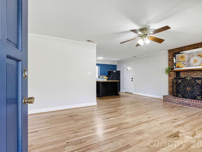 5329 Highway 27 Highway, Iron Station, NC 28080.  MLS# CAR4363221, YatesRealty ID 15820. New solid hardwood floors