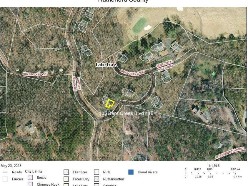 105 Bent Creek Boulevard, Lake Lure, NC 28746.  MLS# CAR4263345, YatesRealty ID 15821. 