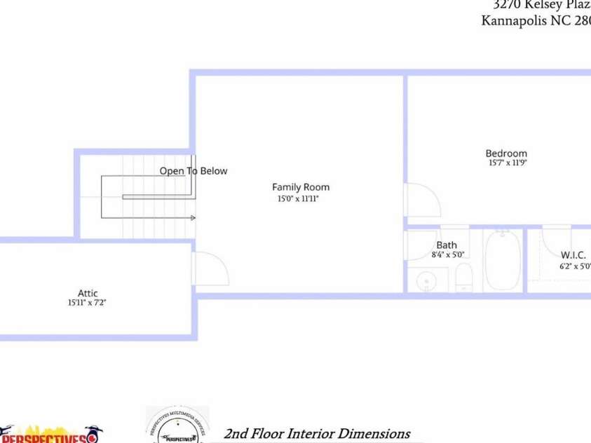 3270 Kelsey Plaza, Kannapolis, NC 28081.  MLS# CAR4370517, YatesRealty ID 15822. Upper level floor plan