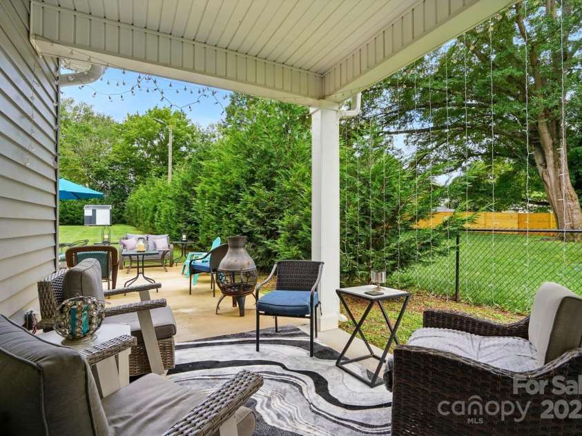 204 Craig Street, Mount Holly, NC 28120.  MLS# CAR4263380, YatesRealty ID 15826. Covered Patio