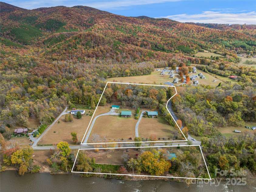 1640, 1641, 1642 River Road, Hot Springs, NC 28743.  MLS# CAR4318441, YatesRealty ID 1583. 