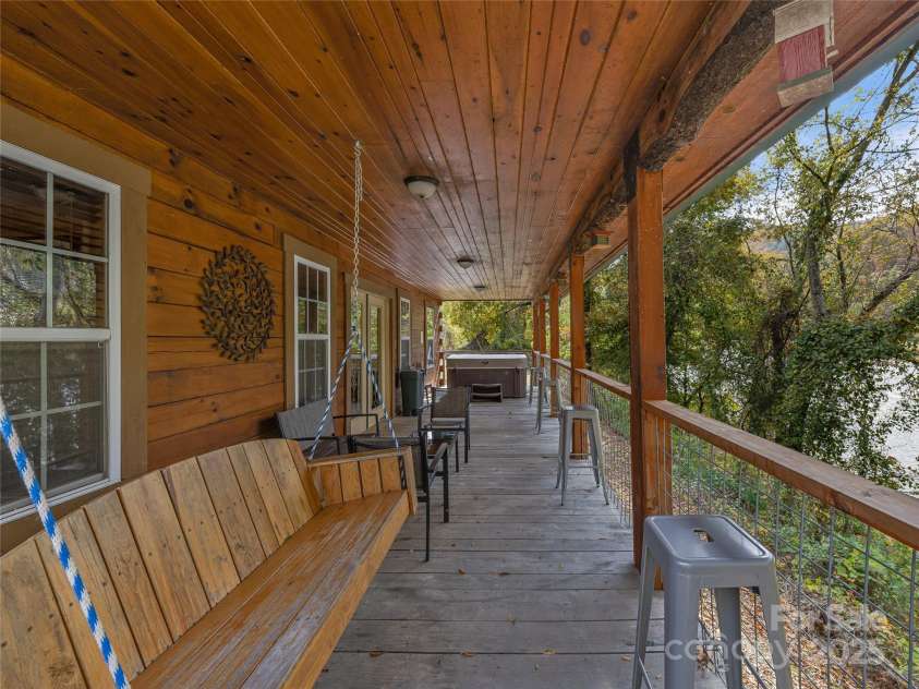 1640, 1641, 1642 River Road, Hot Springs, NC 28743.  MLS# CAR4318441, YatesRealty ID 1583. Cabin #1- River Front