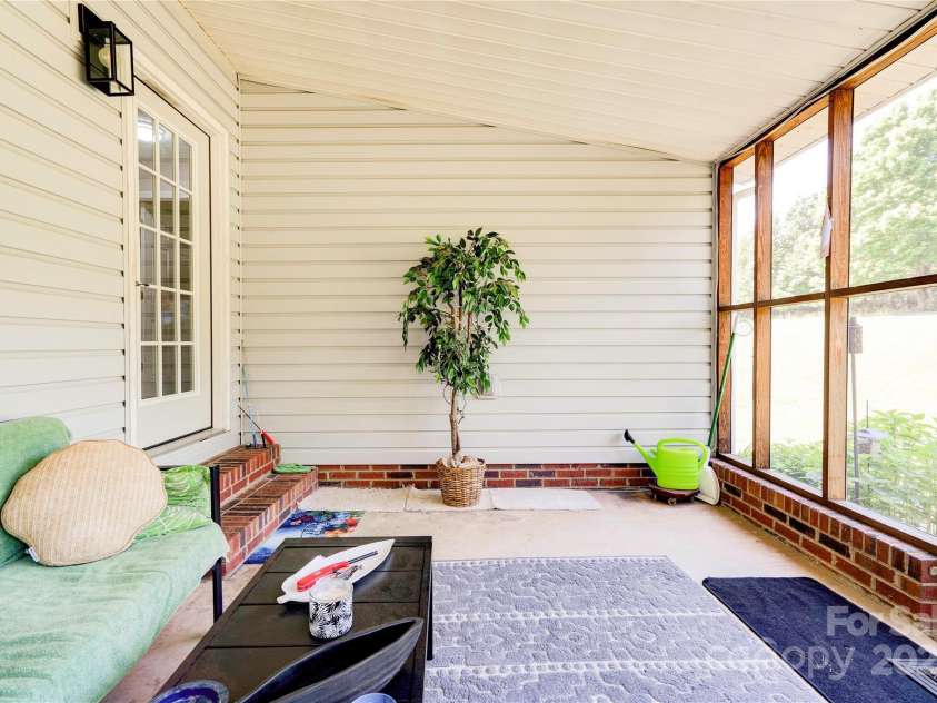 108 Windy Hill Drive, Cherryville, NC 28021.  MLS# CAR4254953, YatesRealty ID 15833. Screened Rear Porch