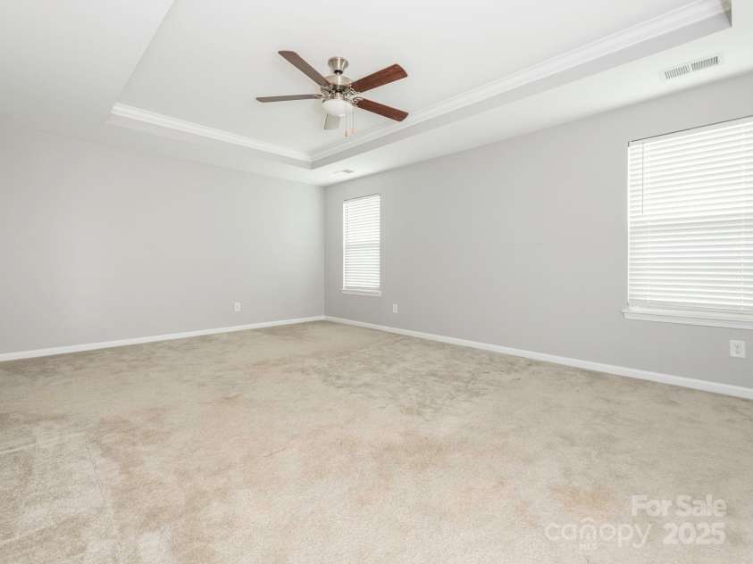 1707 Scarbrough Circle, Concord, NC 28025.  MLS# CAR4287048, YatesRealty ID 1584. Primary Bedroom