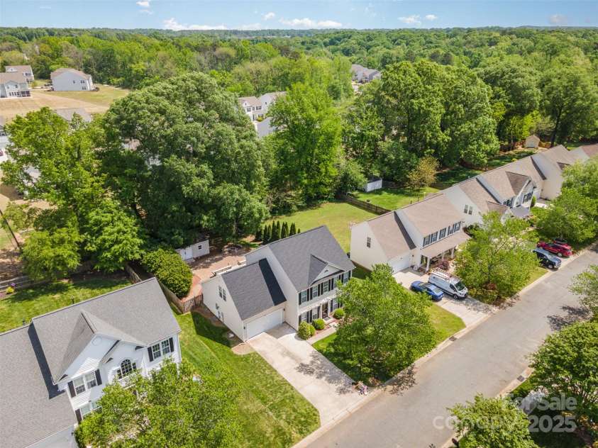 618 Circle Trace Road, Monroe, NC 28110.  MLS# CAR4245604, YatesRealty ID 15842. Aerial view of property