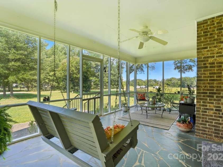 5317 Friendly Baptist Ch Road, Indian Trail, NC 28079.  MLS# CAR4295113, YatesRealty ID 15843. Screen porch