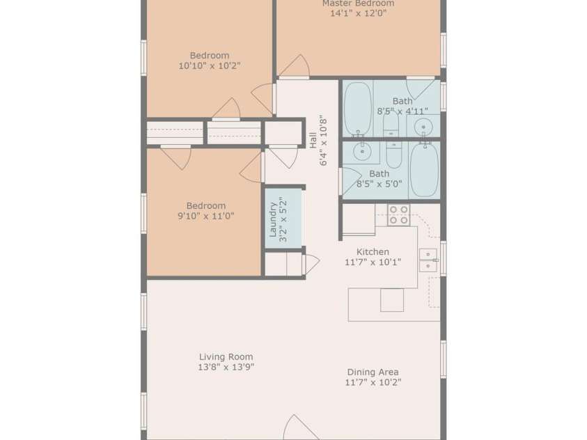 302 Hazel Mill Road, Asheville, NC 28806.  MLS# CAR4253738, YatesRealty ID 15848. Floorplan