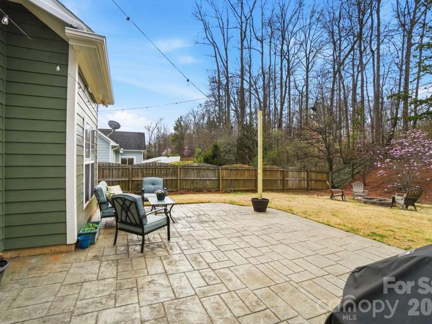 503 Walden Park Drive, Fort Mill, SC 29715.  MLS# CAR4350756, YatesRealty ID 15848. Back Patio