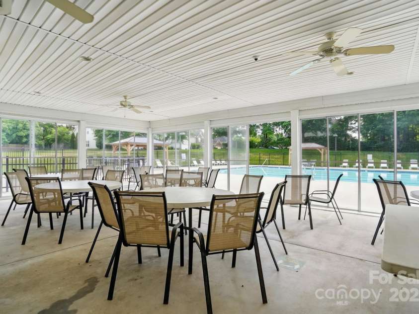 8833 Cavonnier Lane, Charlotte, NC 28216.  MLS# CAR4254092, YatesRealty ID 15858. Community clubhouse area