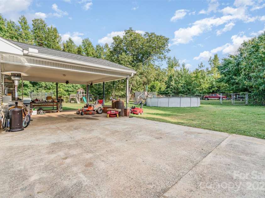 2135 Nc 152 Highway, China Grove, NC 28023.  MLS# CAR4305909, YatesRealty ID 1586. Carport