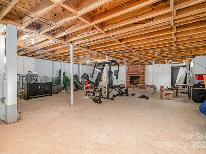 2135 Nc 152 Highway, China Grove, NC 28023.  MLS# CAR4305909, YatesRealty ID 1586. Unfinished Basement