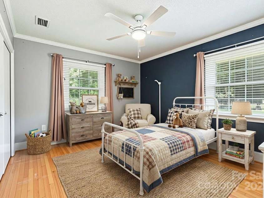 2135 Nc 152 Highway, China Grove, NC 28023.  MLS# CAR4305909, YatesRealty ID 1586. Virtually Staged. Bed #3