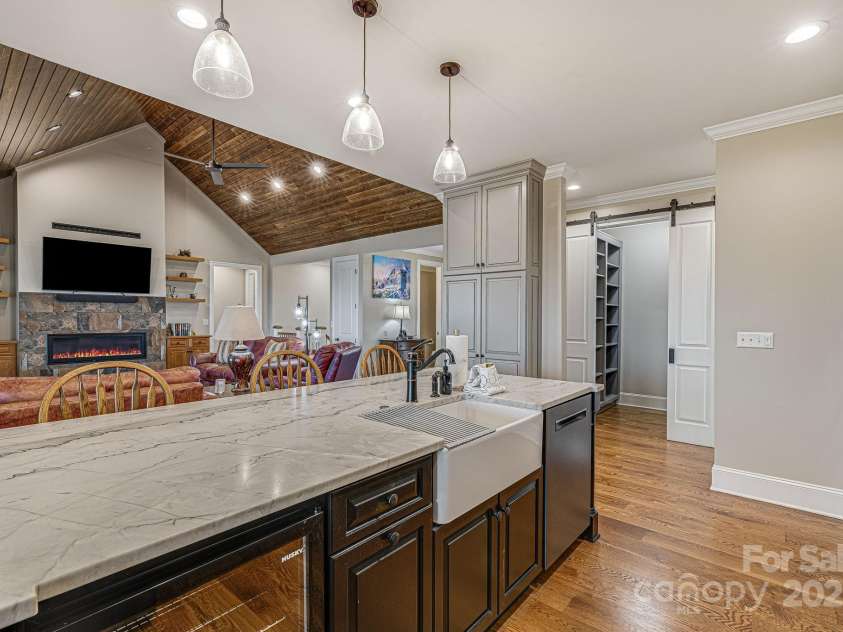 360 Turkey Branch Road, Mars Hill, NC 28754.  MLS# CAR4218460, YatesRealty ID 1586. Beverage refrigerator.