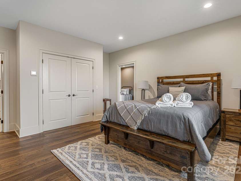 360 Turkey Branch Road, Mars Hill, NC 28754.  MLS# CAR4218460, YatesRealty ID 1586. Downstairs 4th ensuite bedroom with year round views.