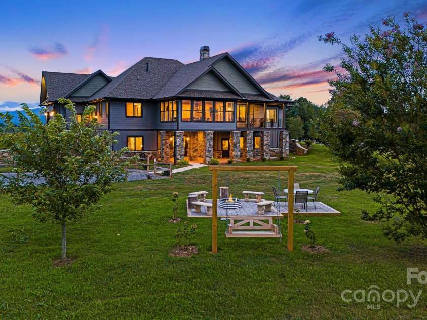 360 Turkey Branch Road, Mars Hill, NC 28754.  MLS# CAR4218460, YatesRealty ID 1586. Outdoor firepit.