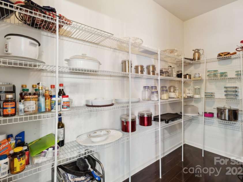 221 Sycamore Creek Road, Fort Mill, SC 29708.  MLS# CAR4312250, YatesRealty ID 15865. Large walk in pantry 