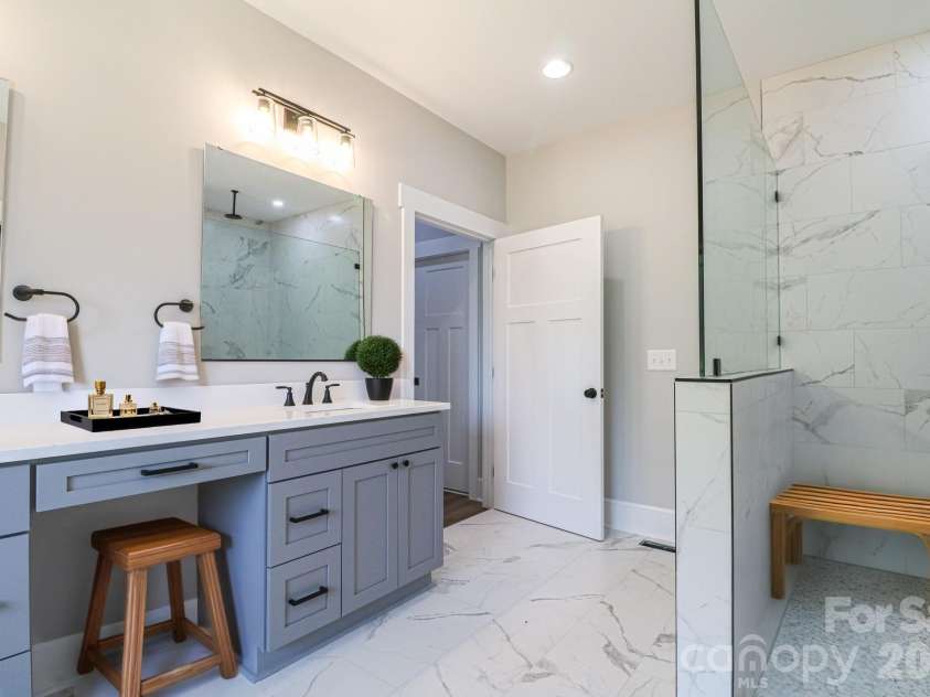 1070 Castle Mill Lane, Salisbury, NC 28145.  MLS# CAR4275471, YatesRealty ID 15868. Virtually staged master bath