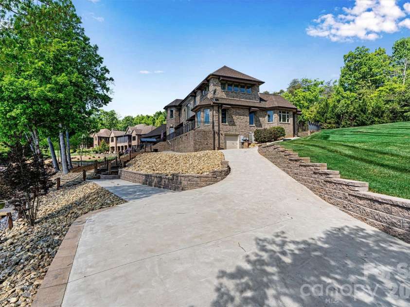 4202 54th Avenue, Hickory, NC 28601.  MLS# CAR4365981, YatesRealty ID 15875. Focused Lake Side/Rear Golf Cart Path View 