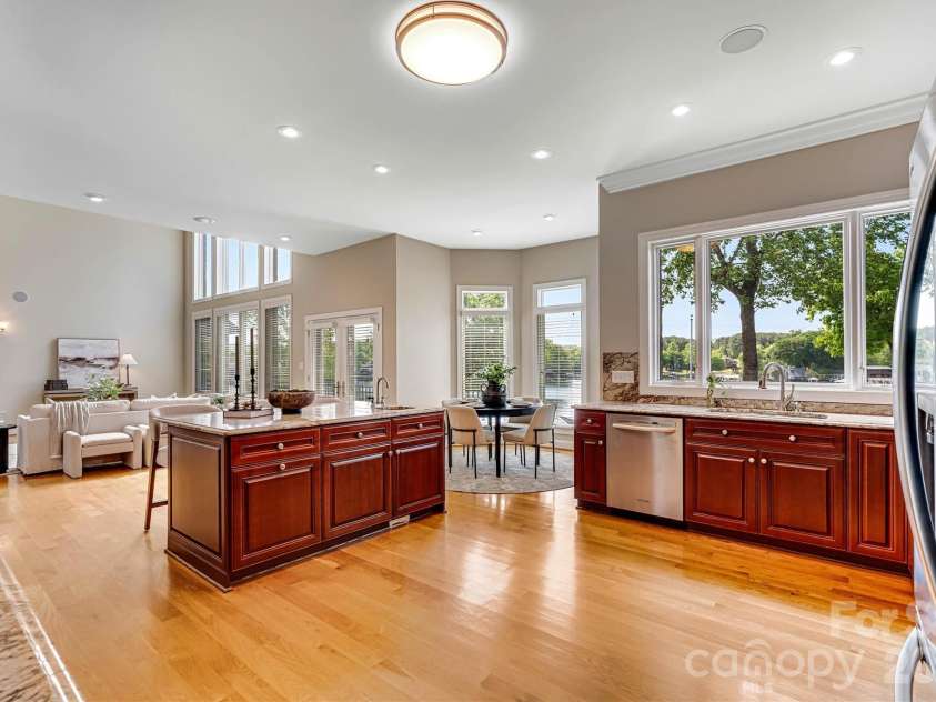 4202 54th Avenue, Hickory, NC 28601.  MLS# CAR4365981, YatesRealty ID 15875. Open Concept Kitchen/Great Room View (Lakeside) 