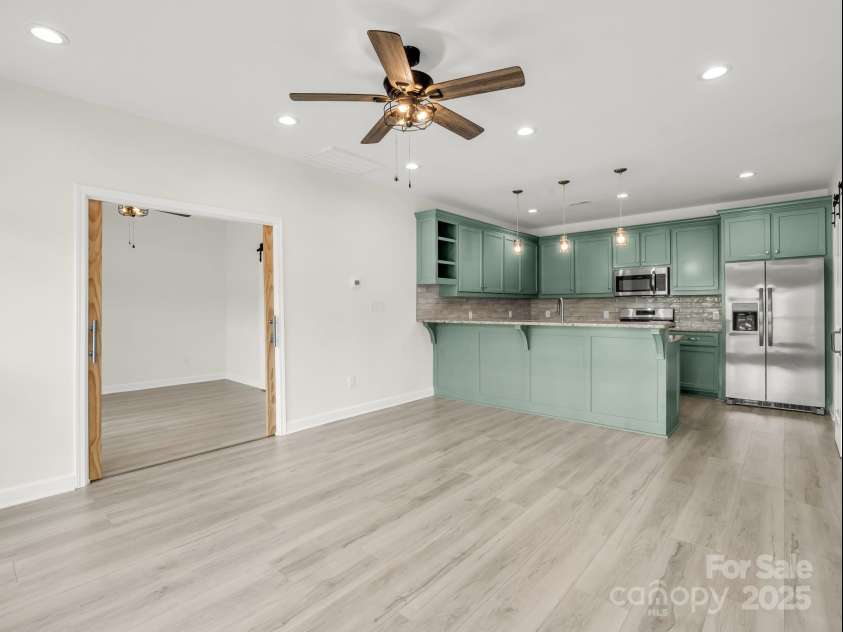 174 Charlie Randall Road, Lawndale, NC 28090.  MLS# CAR4276415, YatesRealty ID 15876. Custom cabinets , granite counter, stainless steel ppliances