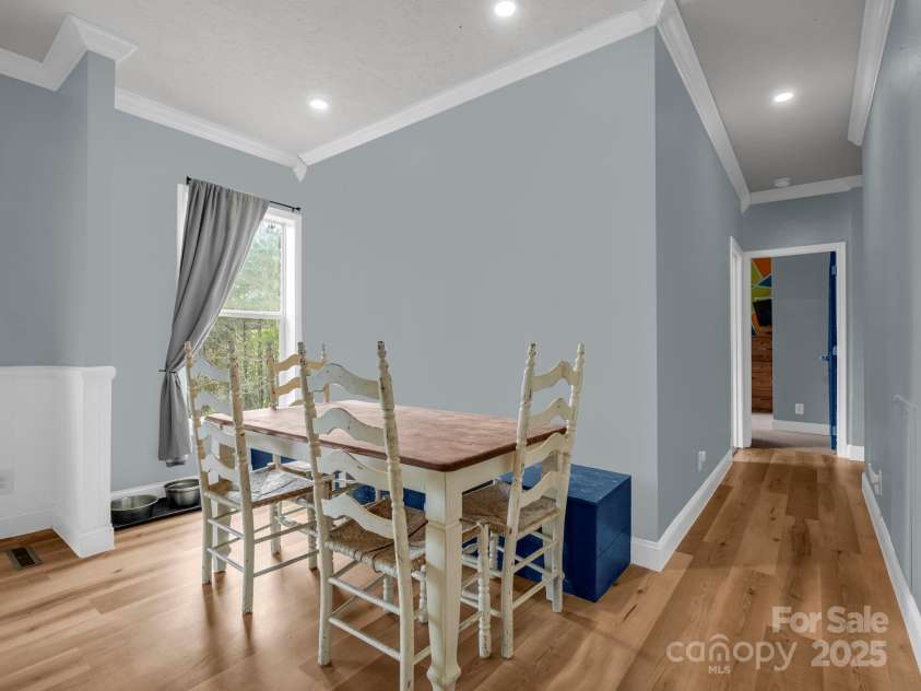 135 Dakota Hill Lane, Mill Spring, NC 28756.  MLS# CAR4229222, YatesRealty ID 15880. Dining Room