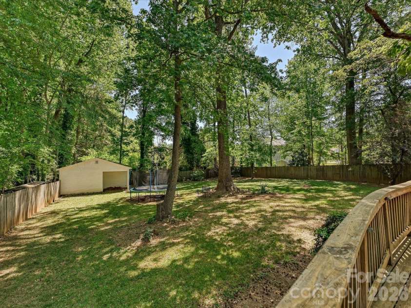 6604 Williams Road, Charlotte, NC 28215.  MLS# CAR4337545, YatesRealty ID 15882. Deck View