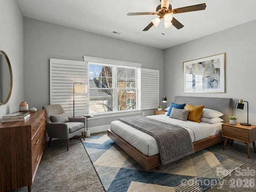 308 Rosemont Row, Belmont, NC 28012.  MLS# CAR4343510, YatesRealty ID 15883. Virtually Staged ~ Primary Bedroom Upper Level.