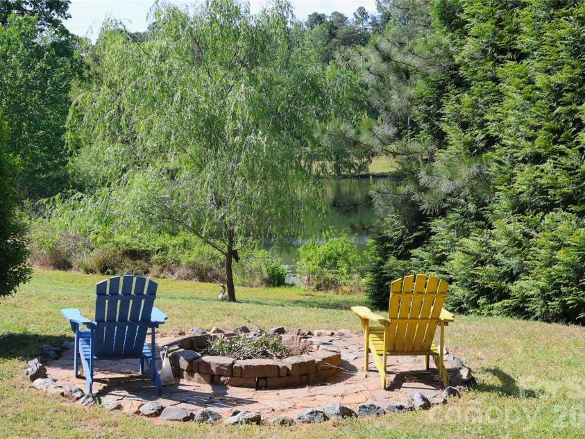 2325 Perry Road, Denver, NC 28037.  MLS# CAR4372829, YatesRealty ID 15892. Fire Pit overlooking Nixon Lake