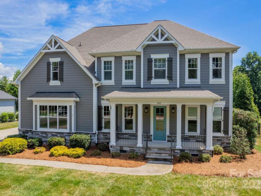 142 Tuscany Trail, Mooresville, NC 28117.  MLS# CAR4230822, YatesRealty ID 1590. Stately Modern Farmhouse Style
