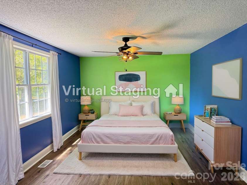 1442 Lee Pearson Road, Lenoir, NC 28645.  MLS# CAR4374752, YatesRealty ID 15903. Ai Image Bedroom