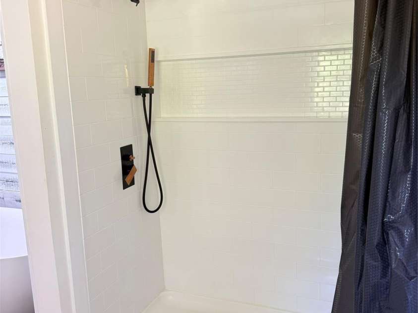 1442 Lee Pearson Road, Lenoir, NC 28645.  MLS# CAR4374752, YatesRealty ID 15903. Hall Bath Shower