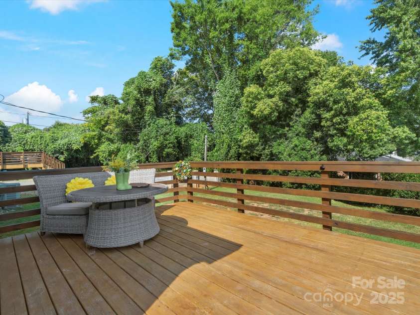 2633 Old North Sharon Amity Road, Charlotte, NC 28205.  MLS# CAR4260580, YatesRealty ID 15920. Deck