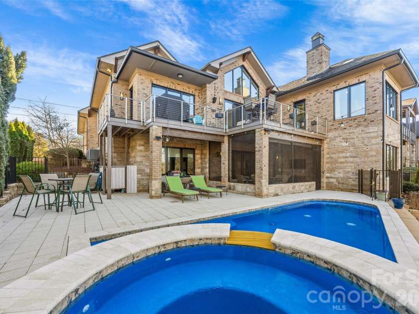 6032 Headlands Court, Belmont, NC 28012.  MLS# CAR4302643, YatesRealty ID 15936. Resort style pool & spa