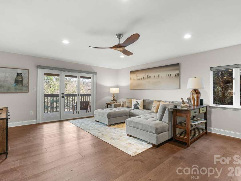 3302 Timber Trail, Asheville, NC 28804.  MLS# CAR4333678, YatesRealty ID 15948. Lower level den