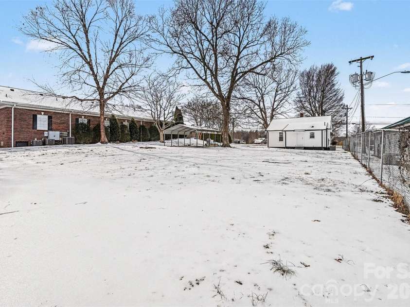 3042 Oxford Street, Claremont, NC 28610.  MLS# CAR4337240, YatesRealty ID 15949. Rear Lot View