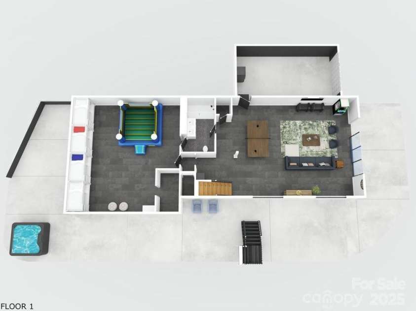 138 Waters Edge Court, Lake Lure, NC 28746.  MLS# CAR4251581, YatesRealty ID 15957. 